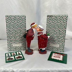 DEPT 56 ALL THROUGH THE HOUSE I SAW MAMA KISSING SANTA CLAUS - BOTH